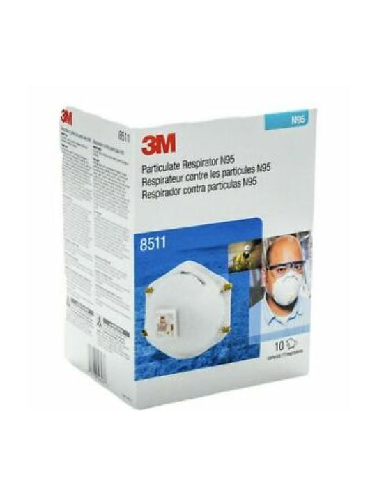 3M8511 - RESPIRADOR DESECHABLE N95 3M® 10 PIEZAS
